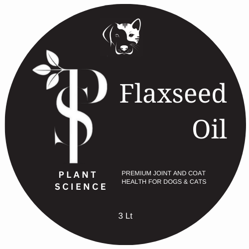 Premium Cold Pressed Filtered Flaxseed Oil - Dogs & Cats